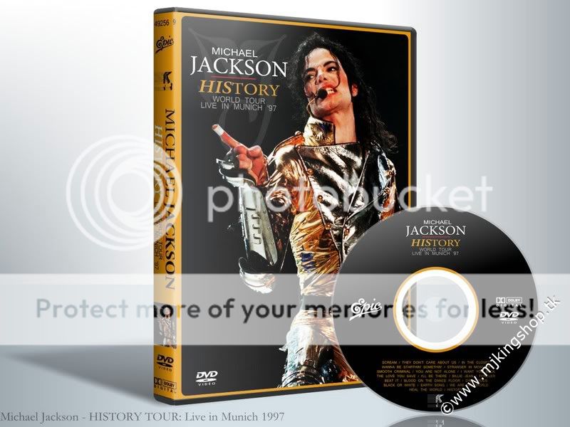 Michael Jackson History World Tour Munich Germany 1997 Dvd mjkingshop.wordpress.com
